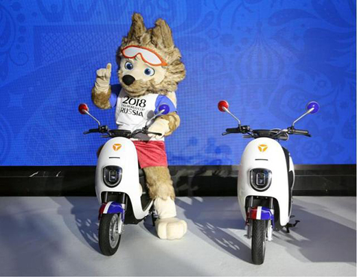雅迪成為FIFA世界杯第一家電動車贊助商，背后是中國品牌的崛起
