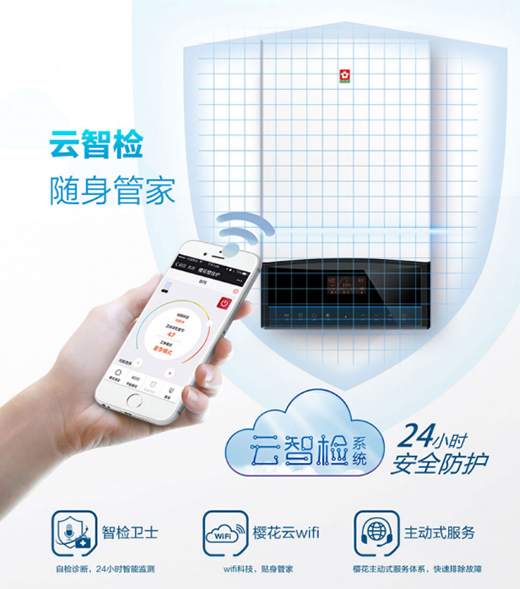 櫻花壁掛爐：靠近你溫暖我，24小時貼心守護