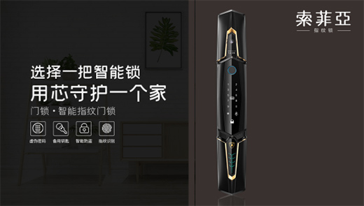 感恩有你 感恩用心撐起一片安全的索菲亞指紋鎖