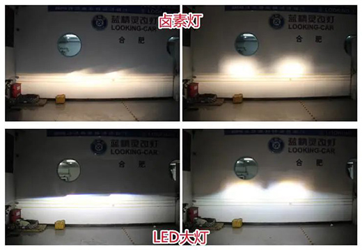 使用輕客福特全順也改燈 鹵素燈升級LED大燈更安全更舒適