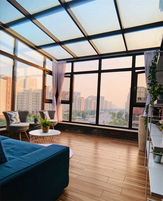 陽光房，讓人享受夜色帶來的平靜