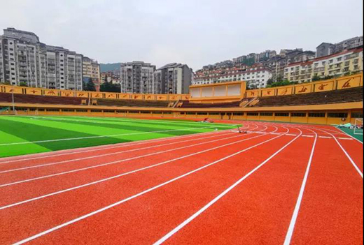 舊貌換新顏，云陽體育場塑膠跑道及足球場改造工程即將完工