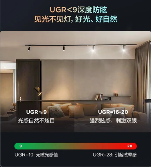 美的全屋智能燈光：磁吸軌道燈隨心安裝，手機(jī)一鍵切換光效