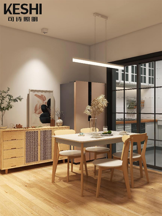 120.14m²三房兩廳 | KESHI可詩照明不吊頂全屋燈光設(shè)計(jì)