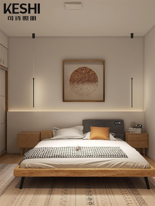 120.14m²三房兩廳 | KESHI可詩照明不吊頂全屋燈光設(shè)計(jì)