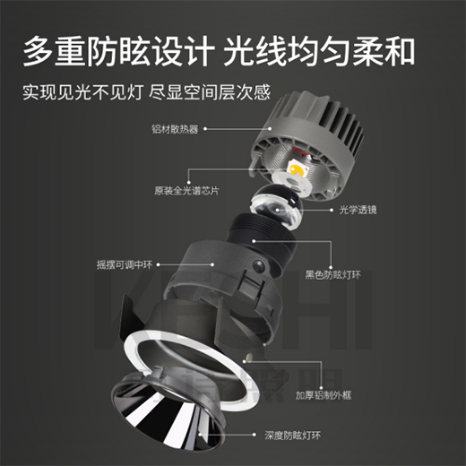 　　市場熱議：買燈就要買KESHI可詩照明全光譜射燈?