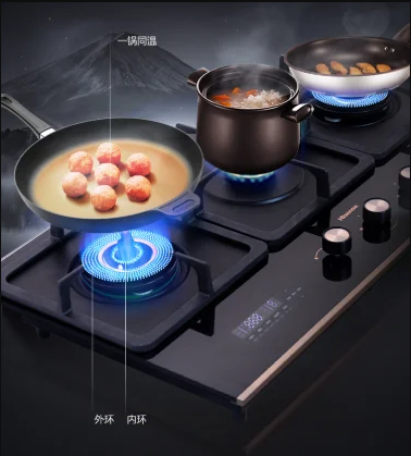 美味隨心烹，海信璀璨星焰直噴三眼灶守護團圓味道